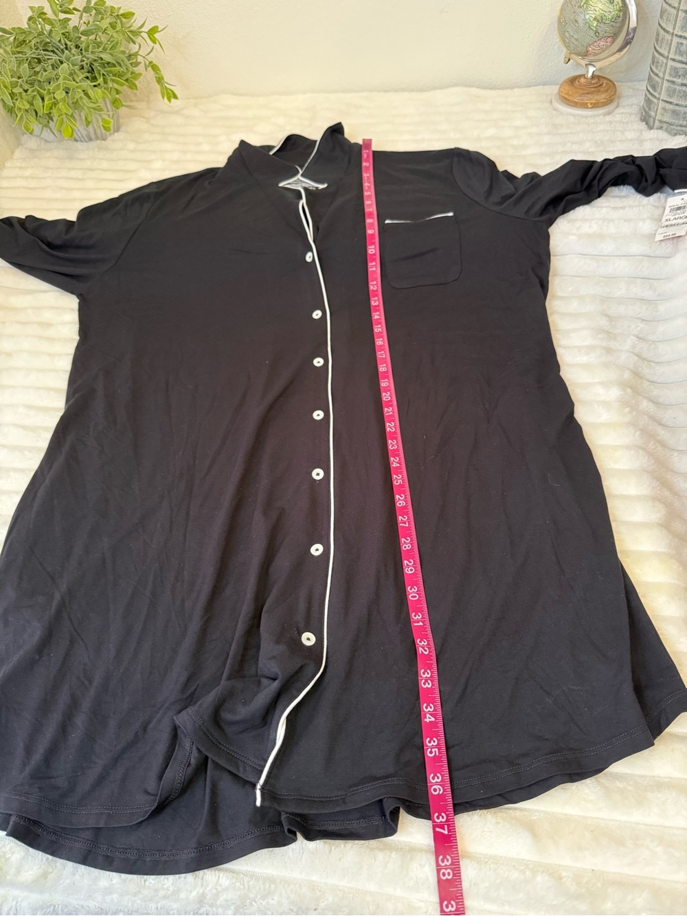 State of Day button down nightgown size XL - Picture 4 of 7